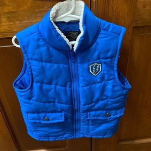 Boys blue vest, size 6